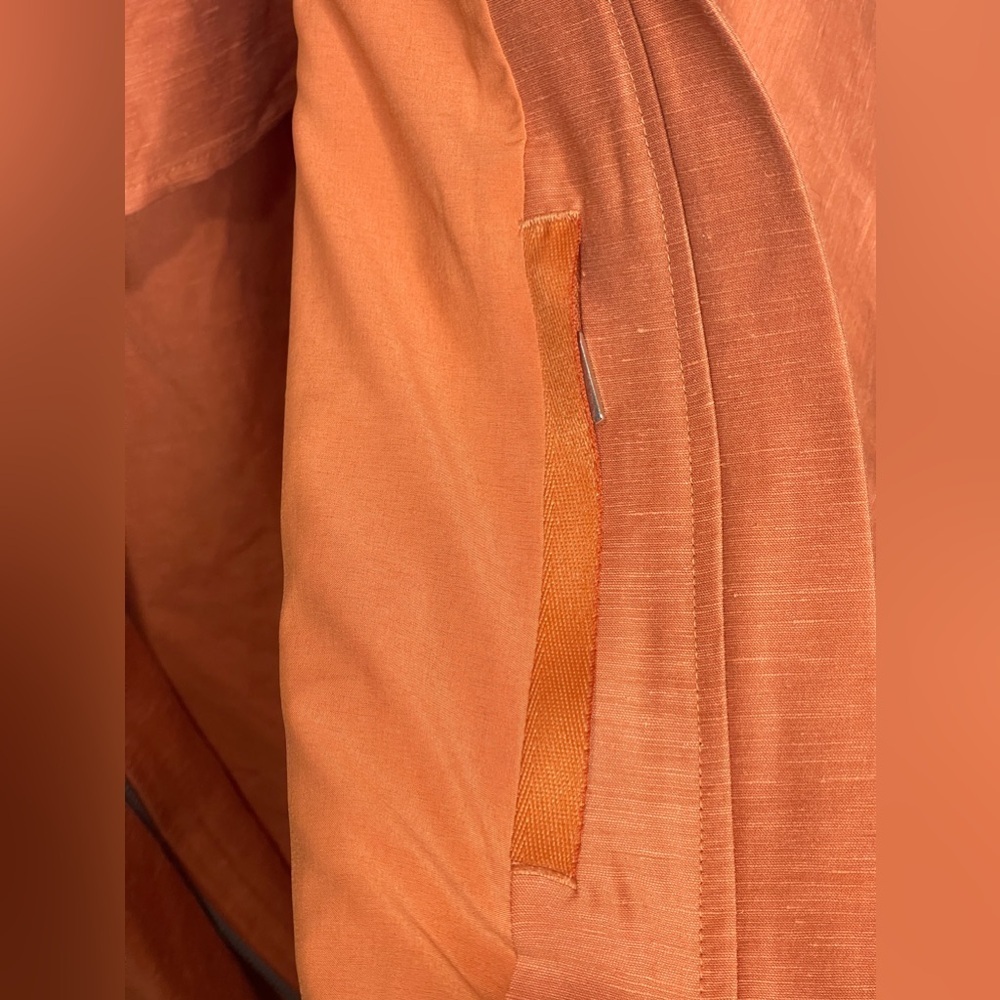 Athleta X Alicia Keys Enlighten Up Linen-Blend Bomber Jacket 2X - Picture 11 of 11